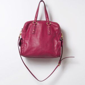 MARC by Marc Jacobs Fuchsia Leather Satchel